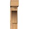 Ekena Millwork Westlake Block Smooth Bracket w/ Offset Brace, Western Red Cedar, 7 1/2"W x 28"D x 28"H BKT0806X28X28WTL05SWR - alternate 4